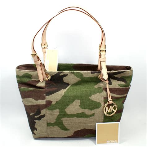 michael kors camouflage|michael kors camo tote bag.